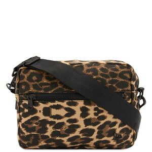 �j���[�G�� �����Y �o�b�O New Era Leopard Canvas Cross-Body Bag Brown �u���E��