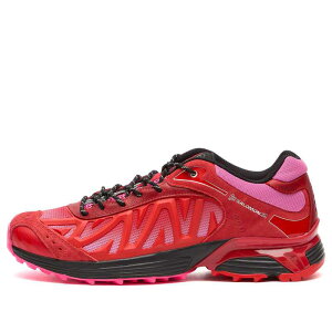 �T������ �����Y �V���[�Y �X�j�[�J�[ Salomon x Aries XT-Whisper Sneaker Fiery Red Fuchsia Pink & Black �u���b�N