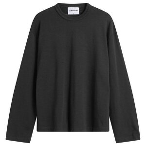 �G���P�[�A�C �����Y �g�b�v�X �V���c MKI 220 Gsm Slub Long Sleeve Black �u���b�N