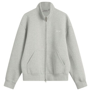 �J�[�n�[�g �����Y �A�E�^�[ �W���P�b�g�E�u���]�� Carhartt WIP Alda Zip Sweat Jacket Grey Heather & White �z���C�g