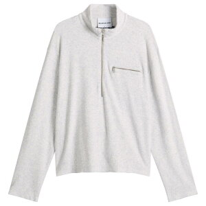 �G���P�[�A�C �����Y �A�E�^�[ �W���P�b�g�E�u���]�� �n�[�t�W�b�v MKI Towelling Quarter Zip Ash �A�b�V��