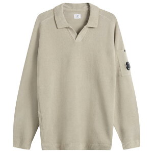 �V�[�s�[�J���p�j�[ �����Y �A�E�^�[ �j�b�g�E�Z�[�^�[ �|���V���c �R�b�g�� C.P. Company Cotton Chenille Polo Lensweater Dove