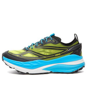 �z�b�J�I�l�I�l �����Y �V���[�Y �X�j�[�J�[ HOKA ONE U Stinsone7 Sneaker Black & Skyward Blue �u���b�N
