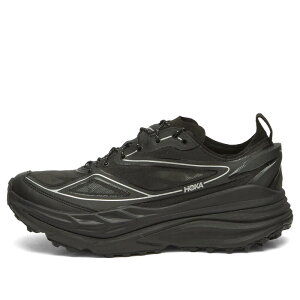 �z�b�J�I�l�I�l �����Y �V���[�Y �X�j�[�J�[ HOKA ONE U Stinsone7 Sneaker Black & Silver �u���b�N