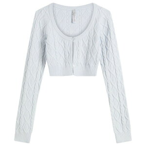 �X�L���Y ���f�B�[�X �A�E�^�[ �J�[�f�B�K�� SKIMSnow Bunny Cardigan Zen Blue �u���[
