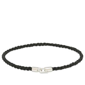 ミアンサイ メンズ アクセサリー ブレスレット・バングル・アンクレット Miansai Cruz Rope Bracelet Black & Silver ブラック