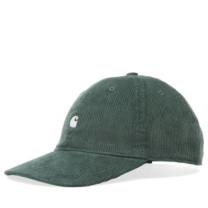 �J�[�n�[�g �����Y �A�N�Z�T���[ �X�q �R�[�f�����C �L���b�v Carhartt WIP Harlem Corduroy Cap Kale Green & White �z���C�g