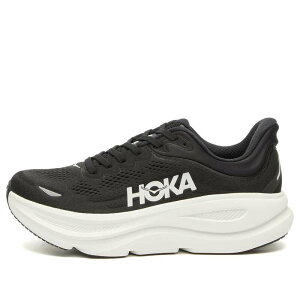 �z�b�J�I�l�I�l ���f�B�[�X �V���[�Y �X�j�[�J�[ HOKA ONE Bondi 9 Sneaker Black & White �z���C�g
