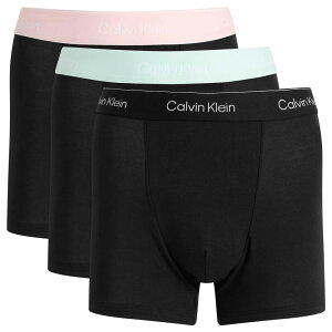 �J���o���N���C�� �����Y �A���_�[�E�F�A �{�N�T�[�p���c Calvin Klein Icon Trunk - 3 Pack Black Mint & Pink �u���b�N