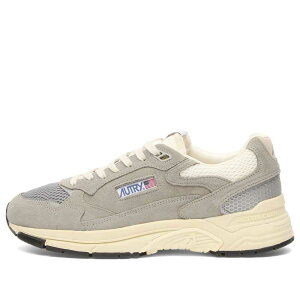�I�[�g��? �����Y �V���[�Y �X�j�[�J�[ �X�G�[�h Autry Hyperway Low Suede Sneakers Mesh Pulmbeo/Silver �V���o�[