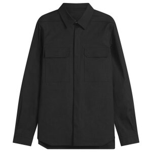 ���b�N�I�E�G���X �����Y �g�b�v�X �V���c Rick Owens Outershirt Black �u���b�N