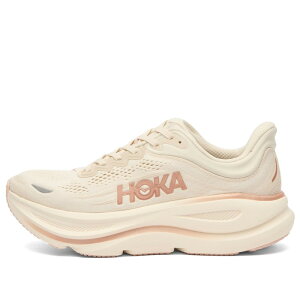 �z�b�J�I�l�I�l ���f�B�[�X �V���[�Y �X�j�[�J�[ HOKA ONE Bondi 9 Sneaker Oat Milk & Rose Gold �S�[���h