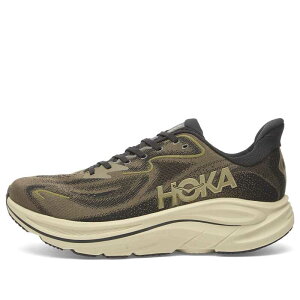 �z�b�J�I�l�I�l �����Y �V���[�Y �X�j�[�J�[ HOKA ONE Clifton 10 Sneaker Dark Roast & Black �u���b�N