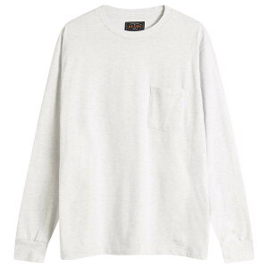 �r�[���X �v���X �����Y �g�b�v�X T�V���c Beams Plus Long Sleeve Pocket-Shirt Ash �A�b�V��