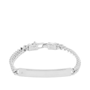�g���E�b�h �����Y �A�N�Z�T���[ �u���X���b�g�E�o���O���E�A���N���b�g Tom Wood ID Bracelet Silver �V���o�[