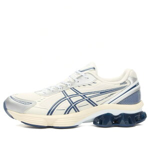 �A�V�b�N�X �����Y �V���[�Y �X�j�[�J�[ Asics Gel-Kinetic Fluent Sneakers White & Independence Blue �z���C�g