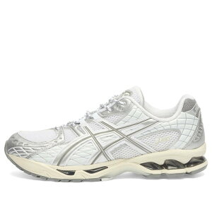 �A�V�b�N�X �����Y �V���[�Y �X�j�[�J�[ Asics Gel-Nimbus 10.1 Sneakers White & Airy Blue �z���C�g