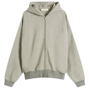 �t�B�A�I�u�S�b�h �����Y �A�E�^�[ �p�[�J�[�E�X�E�F�b�g Fear of God ESSENTIALSignature Classic Zip Hoodie Concrete Heather �w�U�[