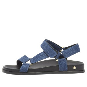 �A�j�[�r�� ���f�B�[�X �V���[�Y �T���_�� �f�j�� Anine Bing Jess Denim Sandals Tux Blue �u���[