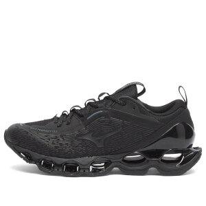 �~�Y�m �����Y �V���[�Y �X�j�[�J�[ Mizuno Wave Prophecy 13.2 Sneaker Black & Iron Gate �u���b�N