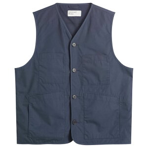 ���j�o�[�T�����[�N�X �����Y �g�b�v�X �x�X�g �R�[�g Universal Works Recycled Poly Tech City Waistcoat Navy �l�C�r�[