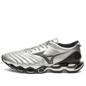 �~�Y�m �����Y �V���[�Y �X�j�[�J�[ Mizuno Wave Prophecy Morelia Neo Sneaker Silver & Black �u���b�N
