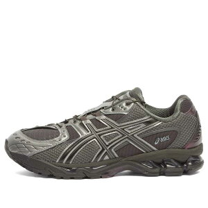 �A�V�b�N�X �����Y �V���[�Y �X�j�[�J�[ Asics x Unaffected Gel Nimbus 10.1 Sneaker Gunmetal & Black �u���b�N