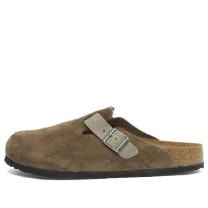 �r���P���V���g�b�N �����Y �V���[�Y �T���_�� Birkenstock Boston Concrete Grey Suede & Leather �O���[