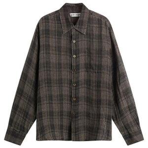 �A���[���K�V�[ �����Y �g�b�v�X �V���c ���l�� Our Legacy Check Linen Above Shirt Penumbra Check �`�F�b�N
