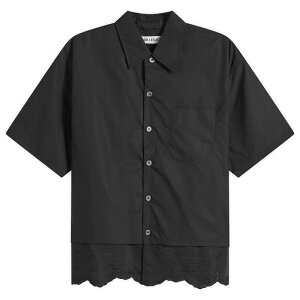 �A���[���K�V�[ �����Y �g�b�v�X �V���c Our Legacy Poplin Every Short Sleeve Shirt Black �u���b�N