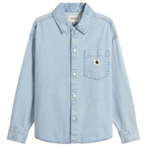 �J�[�n�[�g ���f�B�[�X �g�b�v�X �V���c Carhartt WIP Alta Shirt Jac Blue �u���[