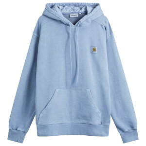 �J�[�n�[�g �����Y �A�E�^�[ �p�[�J�[�E�X�E�F�b�g Carhartt WIP Hooded Nelson Sweat Gentle Blue Garment Dyed �u���[