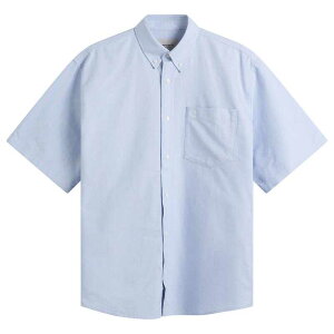 �J�[�n�[�g �����Y �g�b�v�X �V���c Carhartt WIP Braxton Short Sleeve Shirt Bleach & Wax