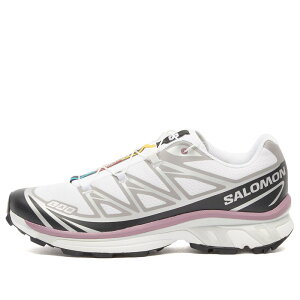 �T������ �����Y �V���[�Y �X�j�[�J�[ Salomon XT-6 Sneaker White Black & Dusky Orchid �z���C�g