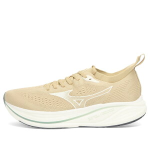 �~�Y�m �����Y �V���[�Y �X�j�[�J�[ Mizuno Running Neo Zen 2 Sneaker Pale Khaki Snowhite & Granite Green �z���C�g