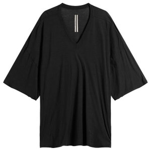 ���b�N�I�E�G���X �����Y �g�b�v�X T�V���c V�l�b�N Rick Owens V Neck Tommy T-Shirt Black �u���b�N