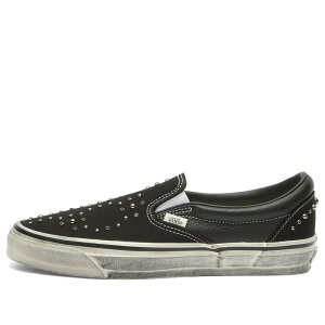 �o���Y �����Y �V���[�Y �X�j�[�J�[ Vans LX Classic Slip-On 98 Sneaker Pearlized Black �u���b�N