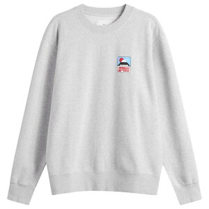 �G�h�E�B�� �����Y �A�E�^�[ �p�[�J�[�E�X�E�F�b�g Edwin Sunset On Fuji San Sweat Grey Marl �O���[