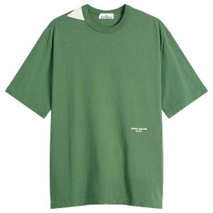 �X�g�[���A�C�����h �����Y �g�b�v�X T�V���c ���S Stone Island Marina Smallogo T-Shirt Quartz Green �O���[��