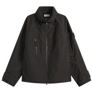 �X�g�[���A�C�����h �����Y �A�E�^�[ �W���P�b�g�E�u���]�� Stone Island Metalamina Poly Ripstop Stand Collar Jacket Black �u���b�N