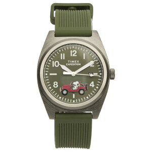 �^�C���b�N�X �����Y �A�N�Z�T���[ �r���v �L���b�v Timex Peanuts Expedition Capstone Road Trip Watch Green �O���[��