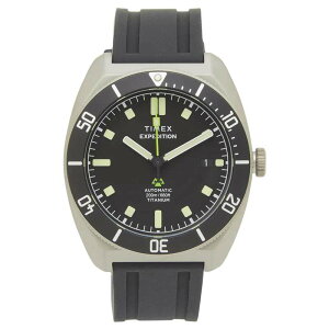 �^�C���b�N�X �����Y �A�N�Z�T���[ �r���v Timexpedition Pioneer Titanium Automatic Watch Black �u���b�N