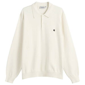 �J�[�n�[�g �����Y �g�b�v�X �|���V���c �j�b�g Carhartt WIP Madison Knit Polo Cinnerus & Black �u���b�N