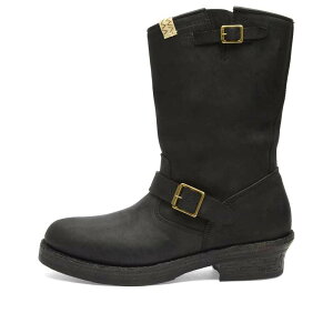 �r�Y�r�� �����Y �V���[�Y �u�[�c�E���C���u�[�c �A���N�� Visvim Folk Buckle Ankle Boot Black �u���b�N