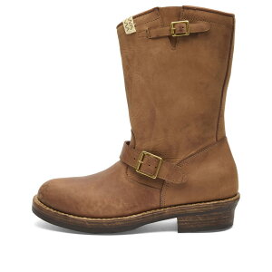 �r�Y�r�� �����Y �V���[�Y �u�[�c�E���C���u�[�c �A���N�� Visvim Folk Buckle Ankle Boot Brown �u���E��