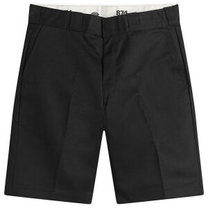 �f�B�b�L�[�Y �����Y �{�g���X �n�[�t�p���c�E�V���[�c Dickies 874 Work Short Black �u���b�N