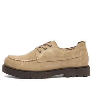 �r���P���V���g�b�N �����Y �V���[�Y �T���_�� ���[�X Birkenstock Highwood Moc Lace Low Grey Taupe Suede �O���[