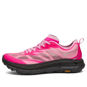 �z�b�J�I�l�I�l �����Y �V���[�Y �X�j�[�J�[ HOKA ONE Mafate Speed 4 Lite Sneaker Neon Dragonfruit & Black �u���b�N