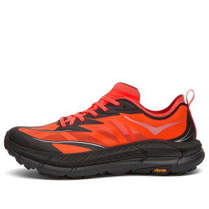 �z�b�J�I�l�I�l �����Y �V���[�Y �X�j�[�J�[ HOKA ONE Mafate Speed 4 Lite Sneaker Neon Flame & Black �u���b�N
