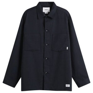 �_�u���^�b�v�X �����Y �g�b�v�X �V���c WTAPS Cbw Long Sleeve Shirt Navy �l�C�r�[